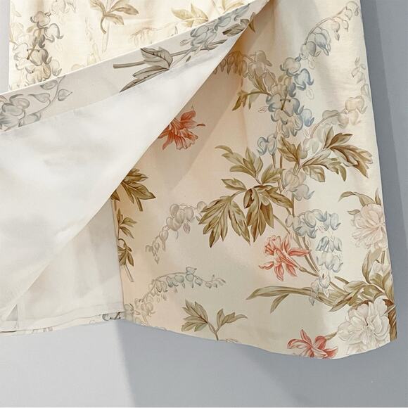 💗 3/$10 💗 Vintage 80’s/90’s Talbots Floral Wrap Skirt Size 10 EUC - Picture 4 of 14